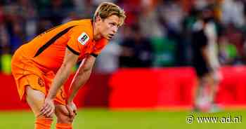 Zorgen om Frenkie de Jong: ‘Oranje-international mogelijk maanden aan de kant met zware knieblessure’