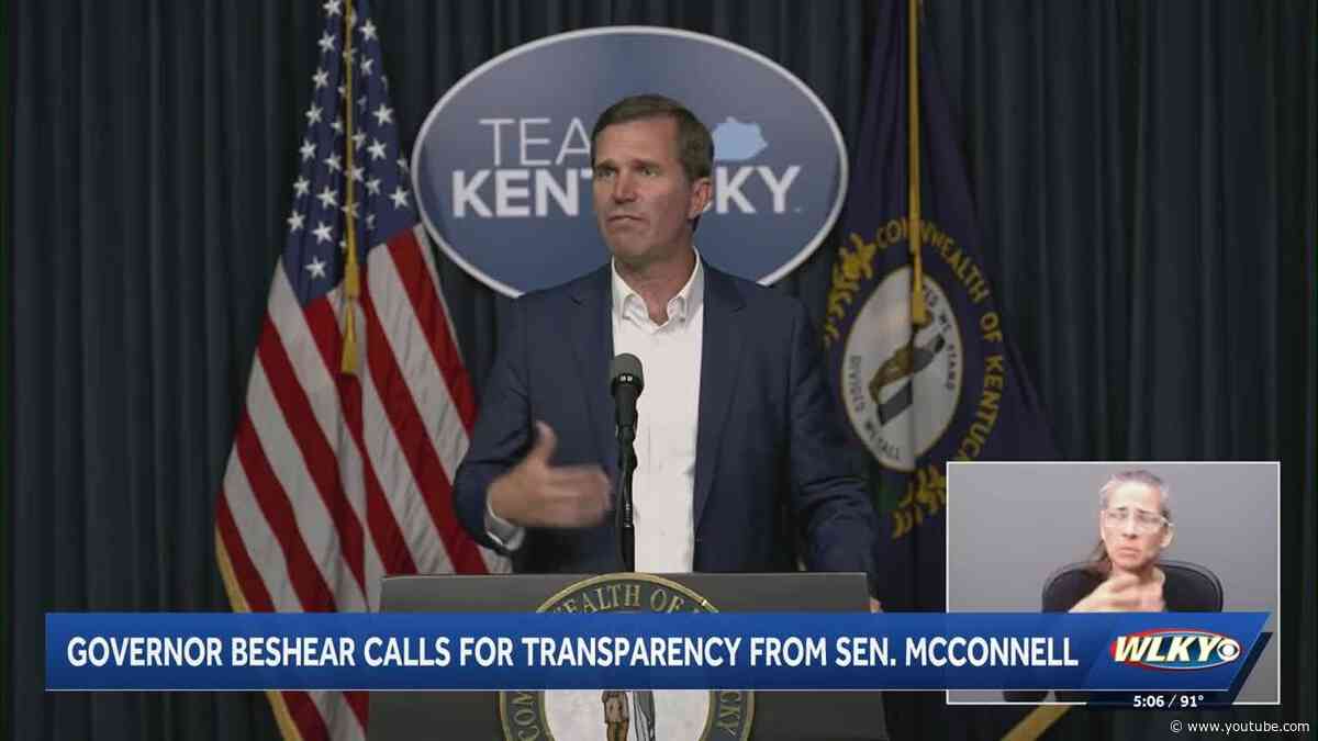 Gov. Beshear says Kentuckians deserve to 'hear a little bit more' from McConnell