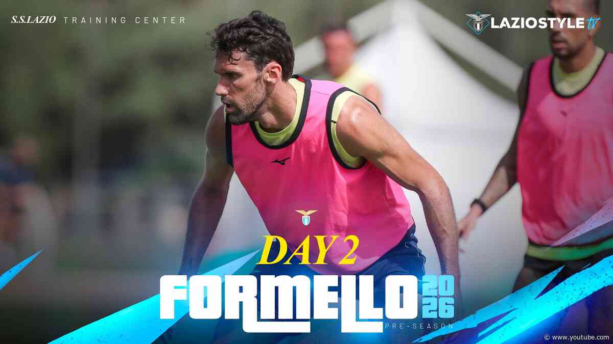 IL SECONDO GIORNO DI RITIRO DEI BIANCOCELESTI ⚽️