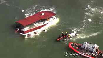 At least one dead and multiple injured after boat overturns near Alcatraz