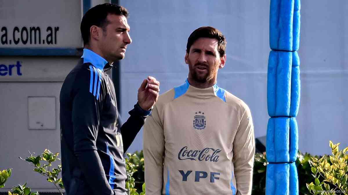 Scaloni: Argentina 'not as bad' as some people say...