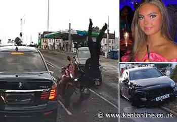 Shocking footage shows Mercedes-driving dental nurse causing horror crash