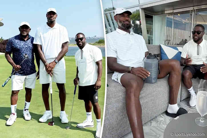 LeBron James has surprise golf outing with NBA star before free agency decision