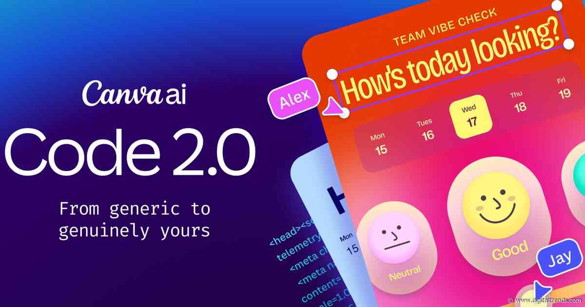 Canva Code 2.0 just made vibe coding way less intimidating for everyone