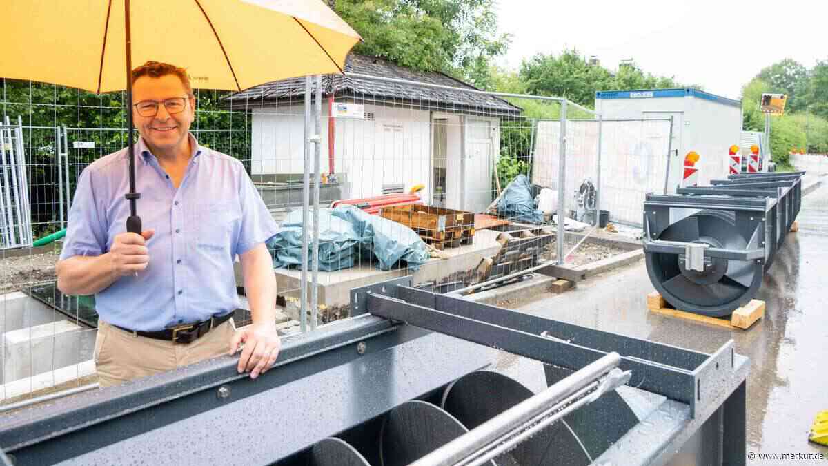 Hebewerk St. Quirin: Abwasserschnecken eingehoben – Halbseitige Sperrung bis Freitag