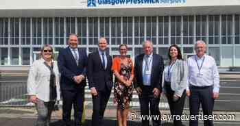 Prestwick Airport visit for Cabinet Secretary for Transport