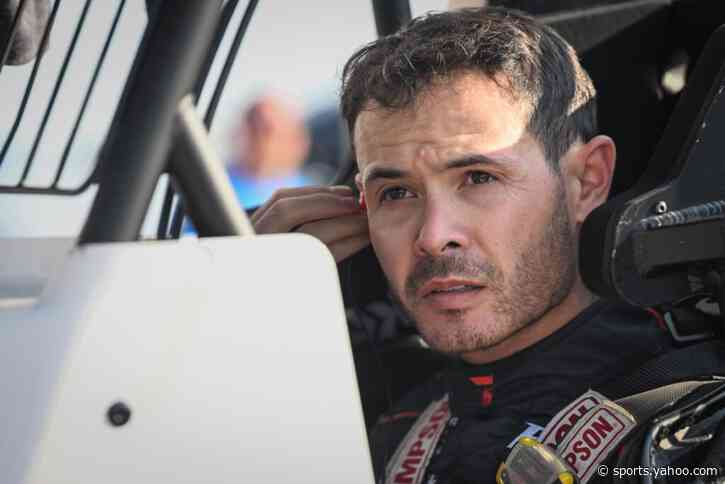 Kyle Larson Does Massive Flip While Leading WoO Race
