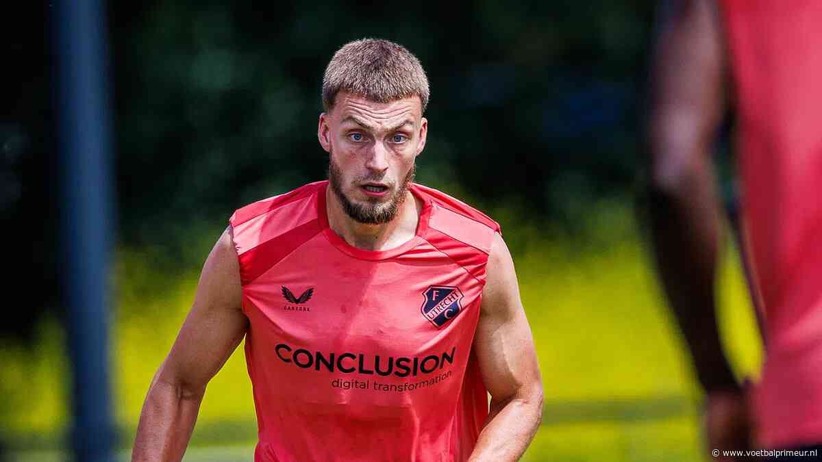 Vertrek bij FC Utrecht lijkt uitgesloten: 'Ik ga strijden voor een basisplaats'