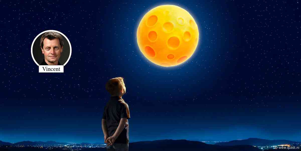 Wat zou er gebeuren als de maan gemaakt was van kaas?