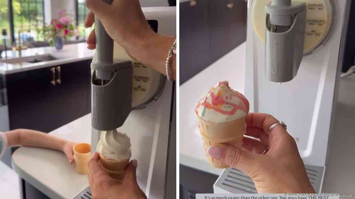 Stacey Solomon's 'easy' ice cream maker that makes 7 types reduced by £100 for school summer holidays
