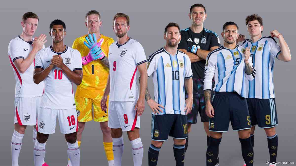 Will England or Argentina reach the World Cup fina...