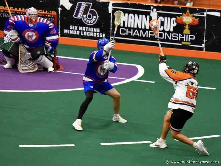 Six Nations Arrows in battle with Orangeville Northmen