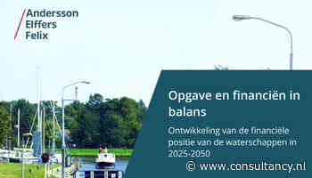 AEF: ‘Waterschapsbelasting kan richting 2050 ruim verdubbelen’