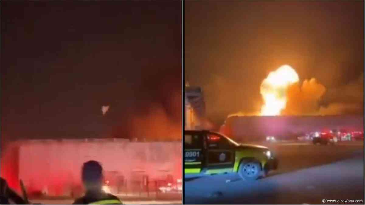 Video: Iranian drone directly hits a warehouse in Kuwait