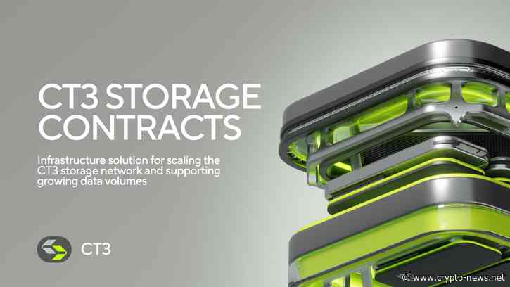 CT3 Announces Dedicated Storage Contracts to Expand Decentralized Storage Infrastructure