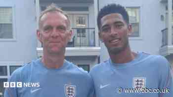 Football fan thrilled to meet hero Bellingham