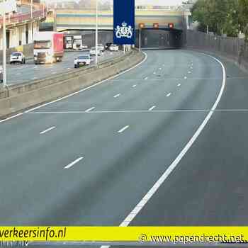 Technische storing legt Noordtunnel op A15 richting Ridderkerk tijdelijk stil