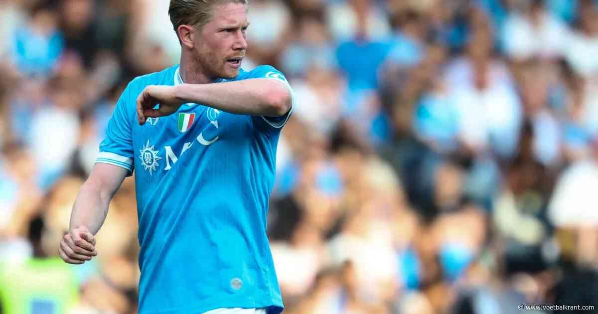"Die schurk stelt die vraag alleen maar dáárvoor": gespannen moment rond KDB in Napels