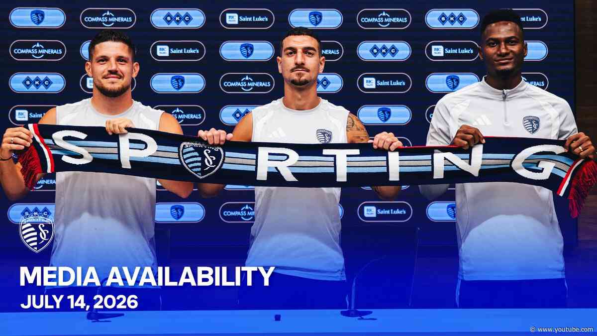 FULL: Sporting KC Media Availability | David Lee, Raphaël Wicky, Dejan Joveljić & New Signings