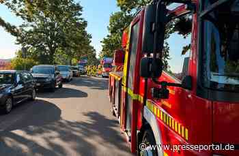 FW-DT: Brand in einem Industriebetrieb - mehrere Personen ins Klinikum transportiert