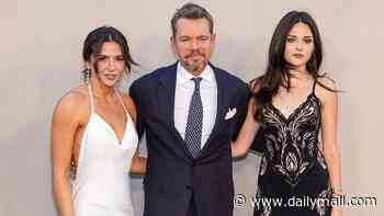 Matt Damon's VERY supportive brood: How the actor's wife Luciana and their four daughters have become red carpet fixtures after his quips he's 'outnumbered by girls'