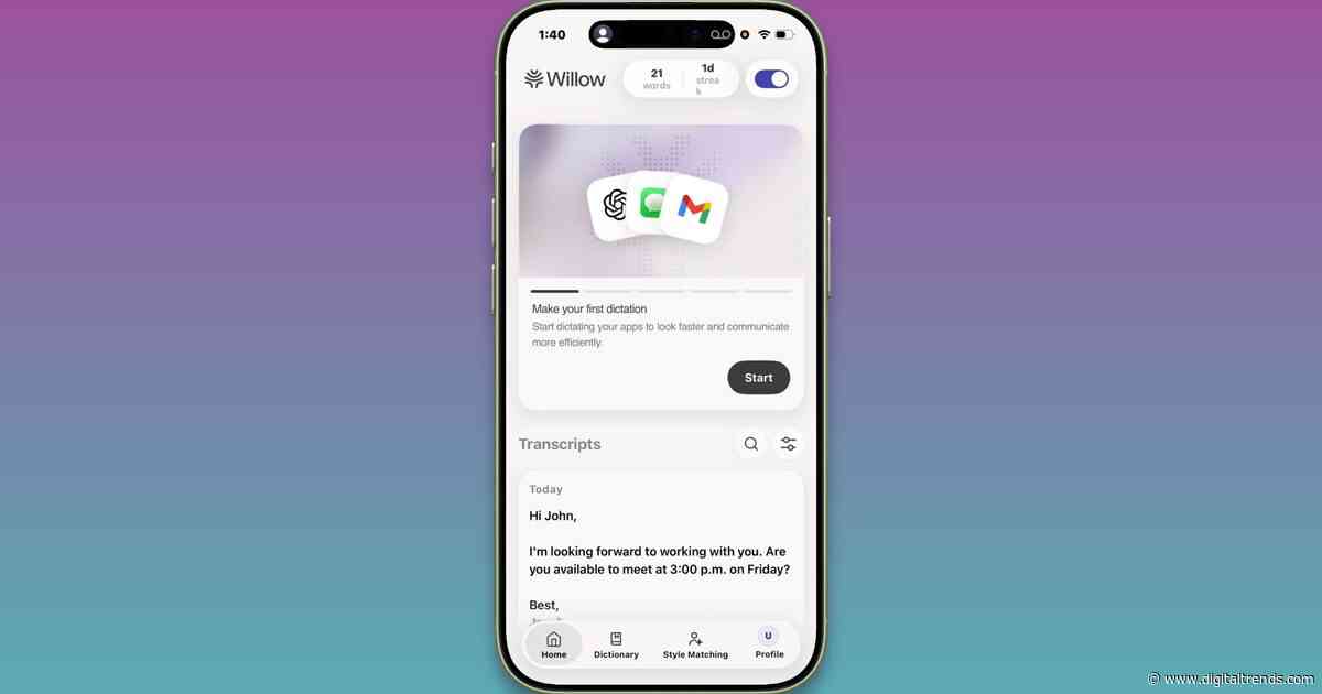 You no longer need Willow’s Pro plan for unlimited AI dictation on your iPhone