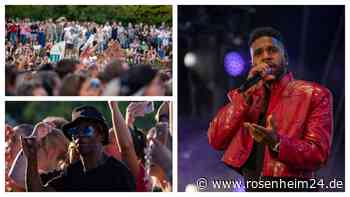 Mega-Star Jason Derulo heizt auf dem Rosenheimer Sommerfestival ordentlich ein