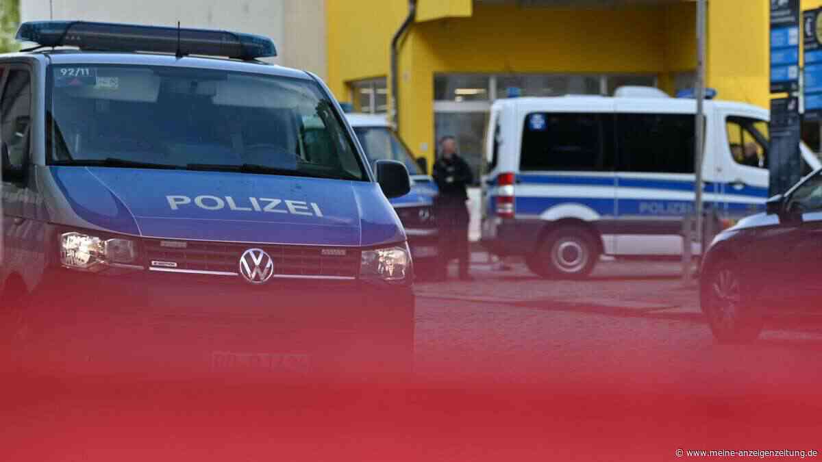 Polizeieinsatz in Dresden - Bewaffneter wird überwältigt