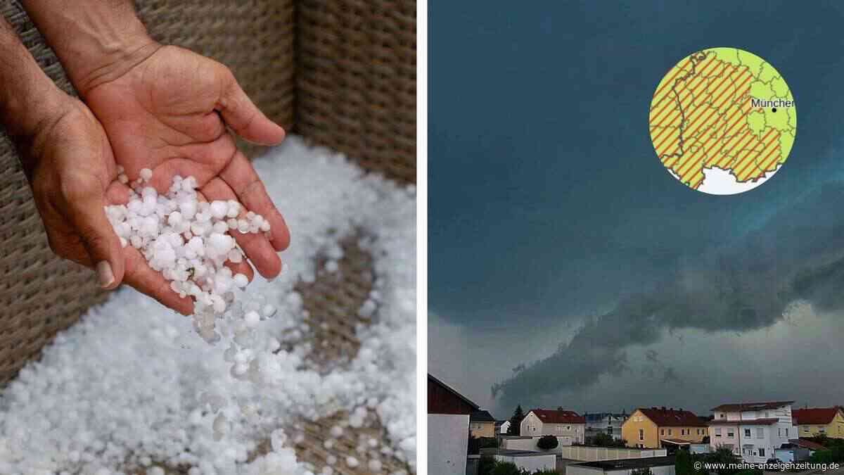 Unwetter in Bayern gehen heute weiter: DWD warnt vor „größeren Schäden“