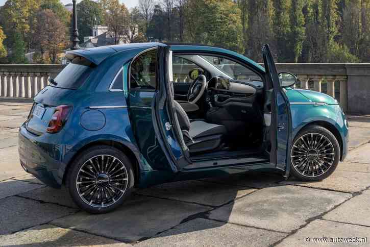 De Fiat 500 Hybrid is er nu ook met een extra deurtje