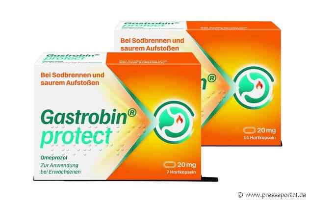 Bis zu 3-mal schnellere Wirkstoffaufnahme bei Sodbrennen# / Neu: Gastrobin® protect bei Sodbrennen, wenn Genuss auf den Magen schlägt