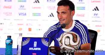 Scaloni: ”Dejaremos hasta la última gota de sudor para llegar a la final"