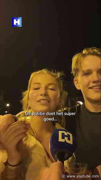 Gooise politie zorgt voor rust in het Belgische Knokke