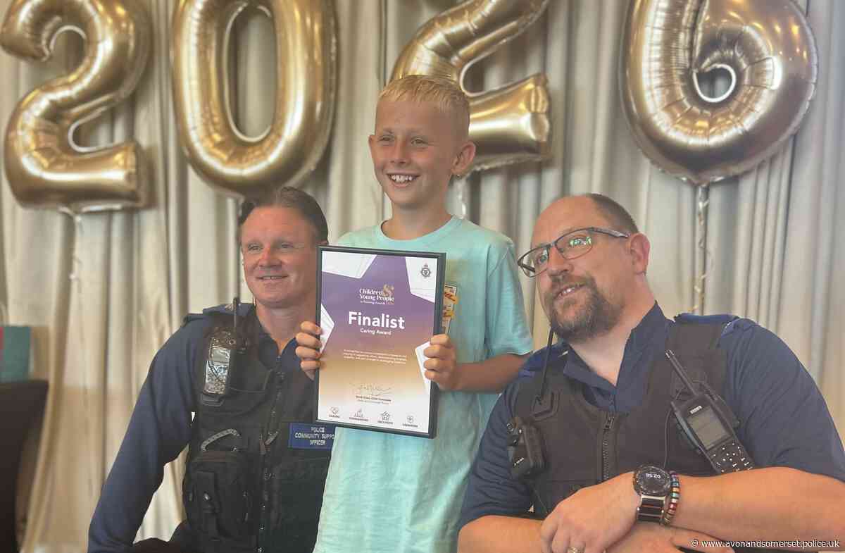 Police honour young people making a difference across Avon and Somerset