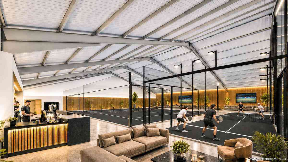 New Northumberland padel venue with bar and saunas to open doors within weeks