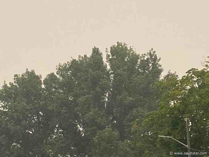 Wildfire smoke causing poor air quality, reduced visibility