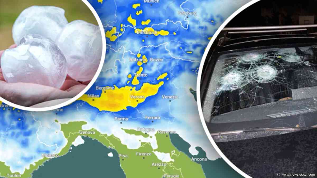 Vakantiegangers opgelet!: hier gaan mega-hagelstenen vallen in Italië