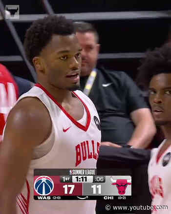 Caleb Wilson keeps dominating Summer League 🔥 (19pts & 8reb vs. WAS) #chicagobulls #nba #highlights
