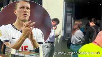 There's a Dan Burn special on sale at Newcastle sandwich shop with queues out the door