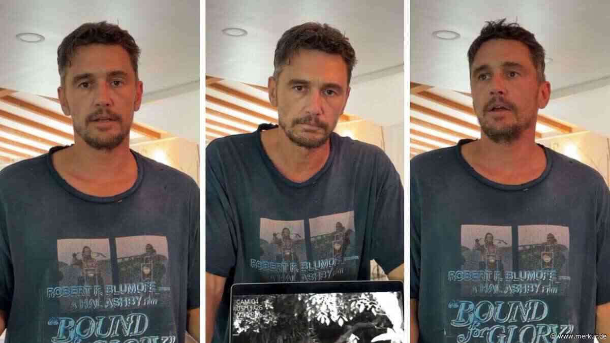 James Franco will Alien vor seiner Haustür gefilmt haben – das Netz reagiert mit Spott