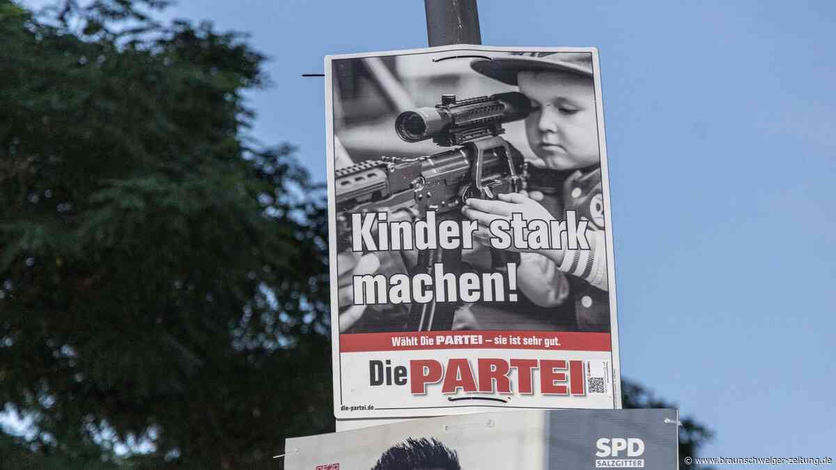 „Die Partei“ in Salzgitter – neue Provokation mit alten Wahlplakaten