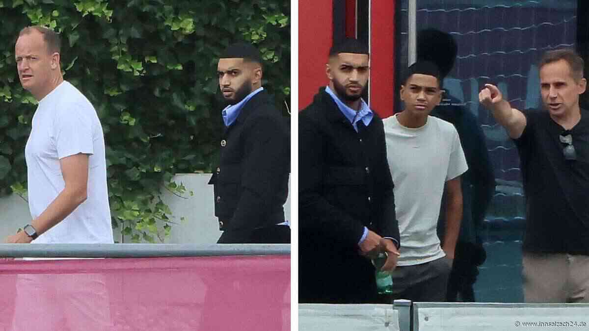 Bayern-Neuzugang Saibari mit großer Entourage erstmals am Trainingsgelände gesichtet