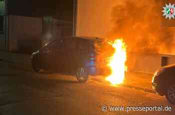 POL-OB: Zeugenaufruf nach mutmaßlicher Brandstiftung an Pkw