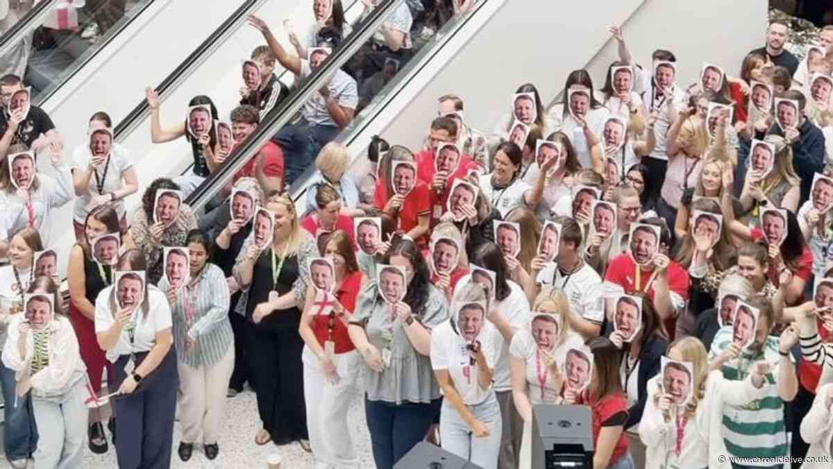 Asda staff do Dan Burn dance ahead of England vs Argentina in World Cup semi final