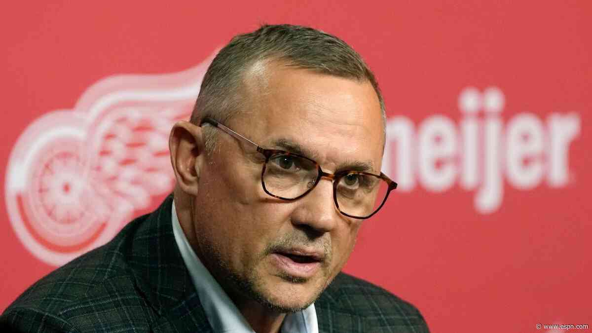 Yzerman abruptly steps down as Red Wings GM