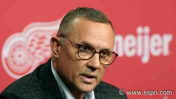 Yzerman abruptly steps down as Red Wings GM