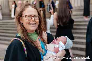 Newborn baby attends mother’s graduation ceremony hours after birth