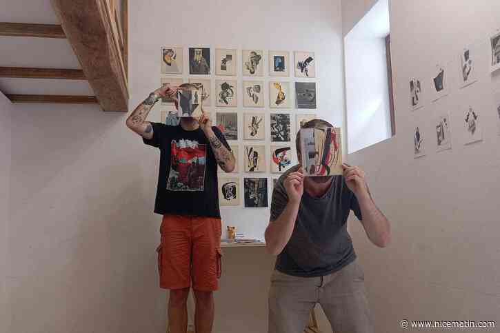 Une vingtaine d’artistes d’un collectif niçois expose jusqu’à fin juillet sa vision de la Roya dans la petite galerie de Saorge
