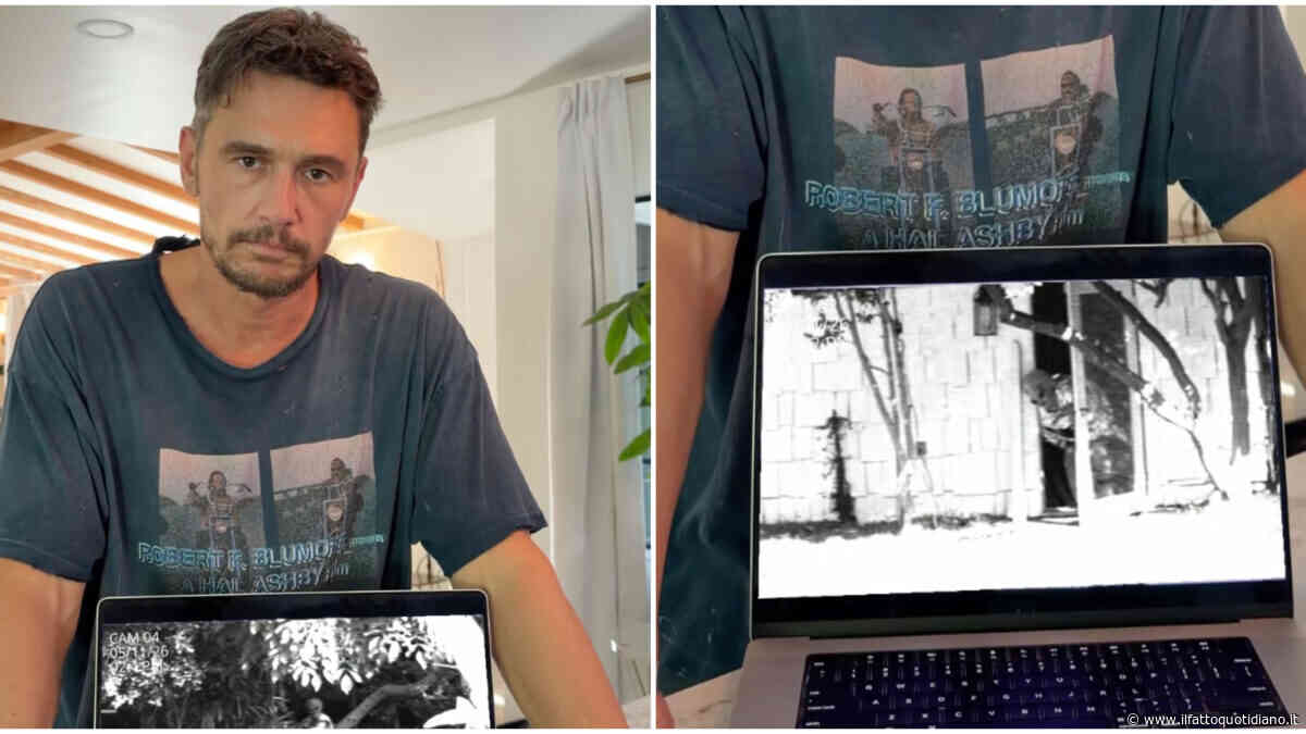 “Non sto facendo una cosa da pazzo, è vero”: James Franco mostra un “alieno” che si è intrufolato nella sua proprietà con un video su TikTok. Il Web si divide