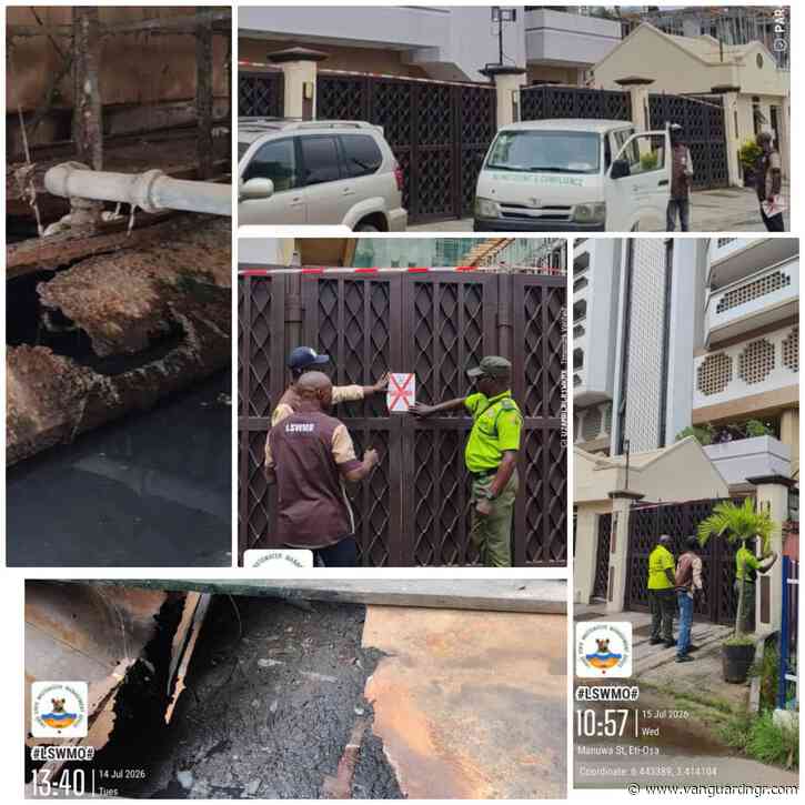 Lagos seals Ikoyi property over untreated sewage discharge
